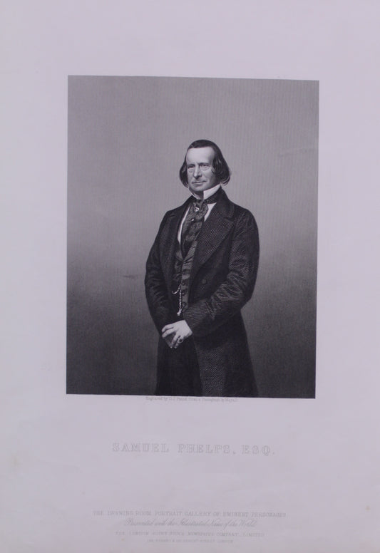 Portraits, Mayall, Samuel Phelps, ESQ, c1850