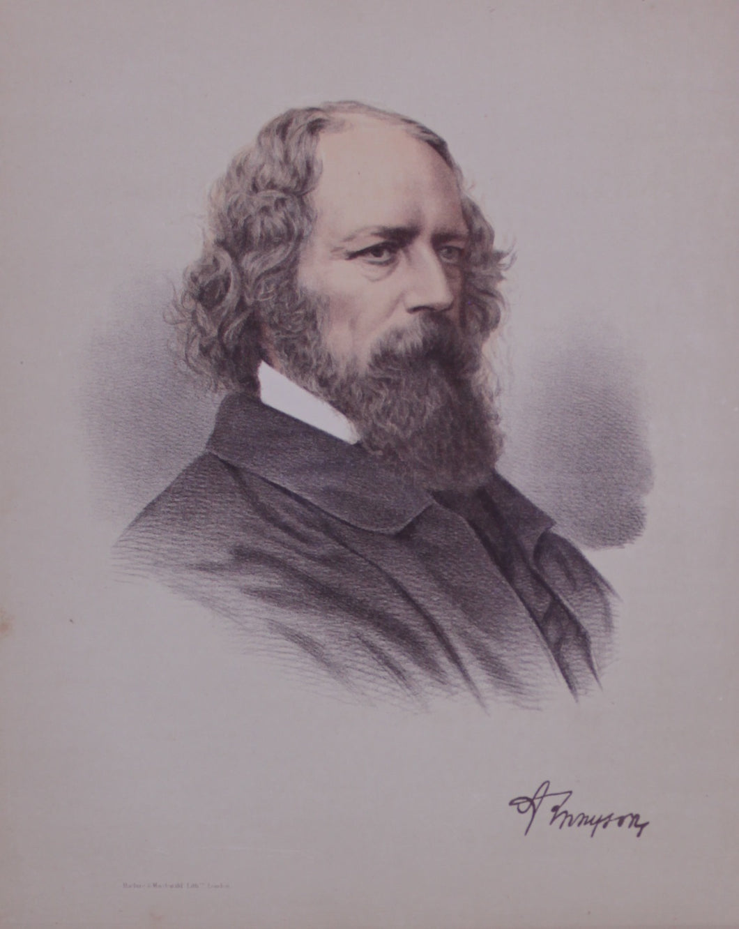 Portraits, National Portrait Gallery, Alfred Tennyson, c1860
