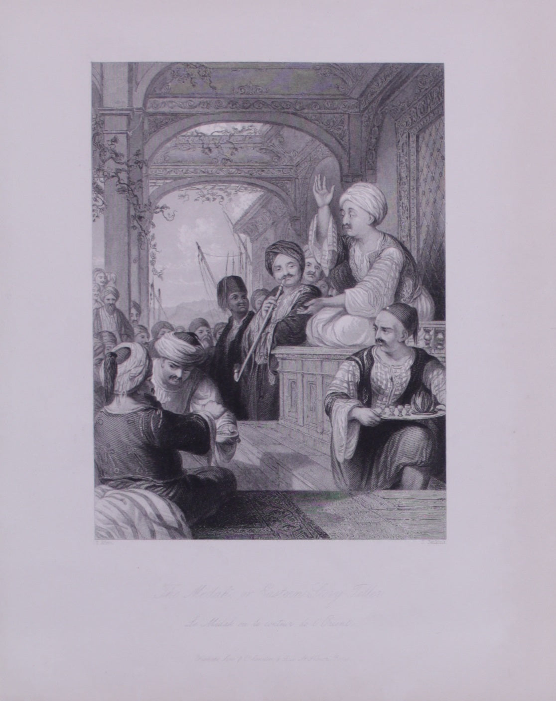 Portraits, Allom, T, The Medak of Eastern Story-Teller, c1836