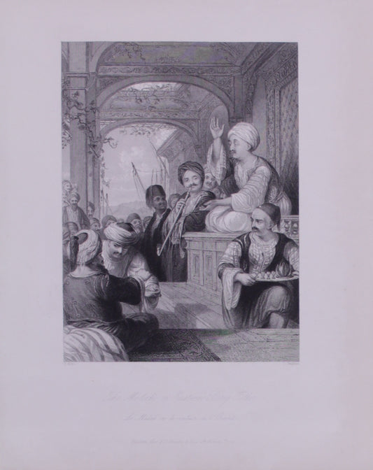 Portraits, Allom, T, The Medak of Eastern Story-Teller, c1836