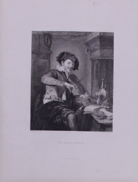 Portraits, Berkheyden, The Merry Fiddler, c1833