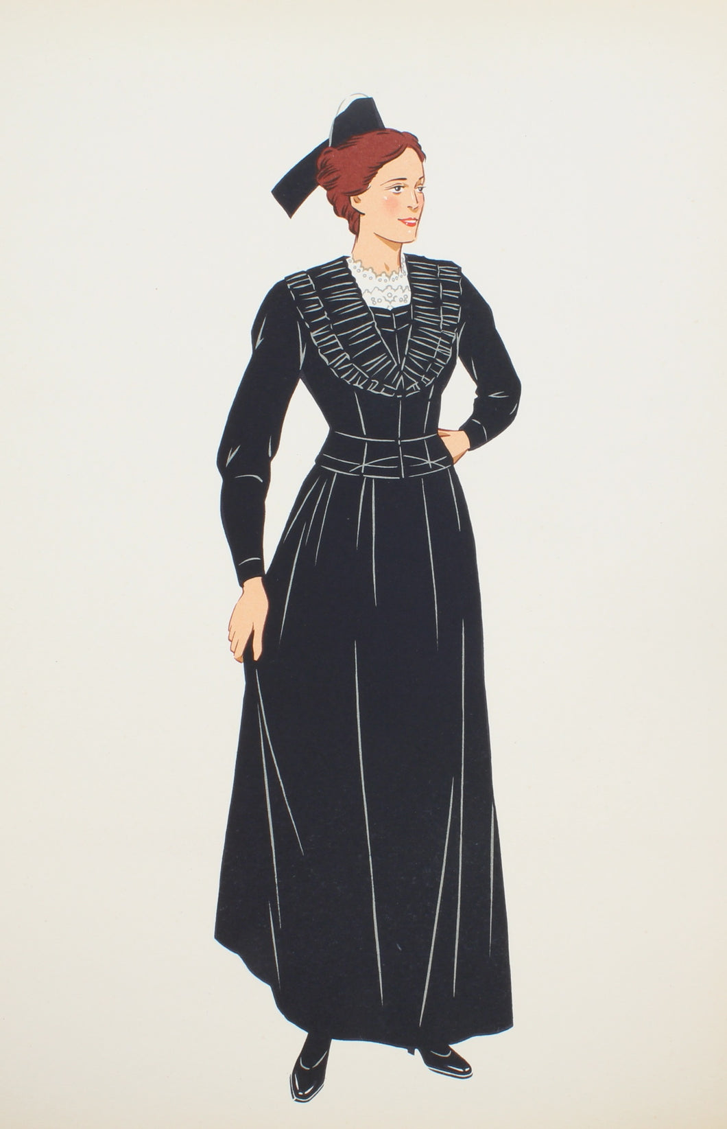 Costume, French Regional, Lepage-Medvey, Woman of Provence,1939