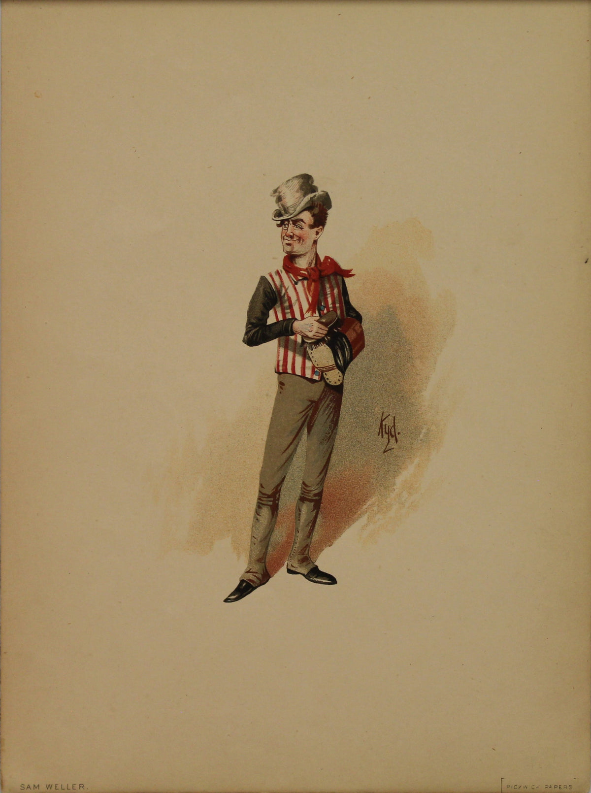 Sam Weller Sam Weller of Pickwick Papers 1889 | Charles Dickens
