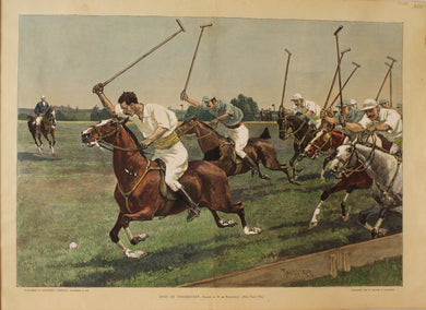 Sporting, Polo at Cedarhurst, Harpers Weekly, 1889