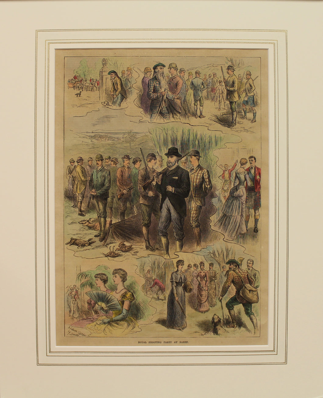 Sporting, Royal Shooting Party at Banff, Illustrated Sporting and Dramatic News, 1883