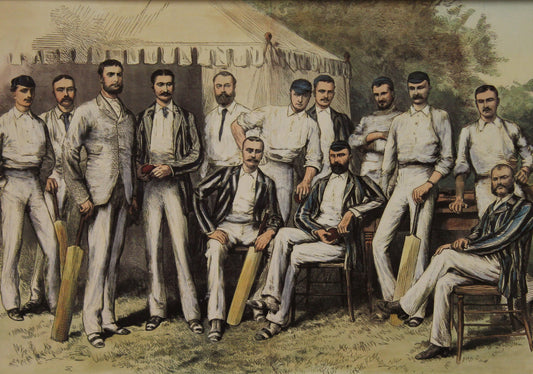 Sporting, Cricket, The Australian Cricket Team, Australian First Eleven, Illustrated London News, England 1882