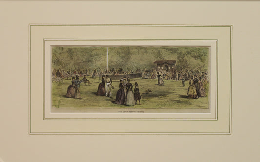 Sporting, The Lawn Tennis Ground, Illustrated London News, 1887