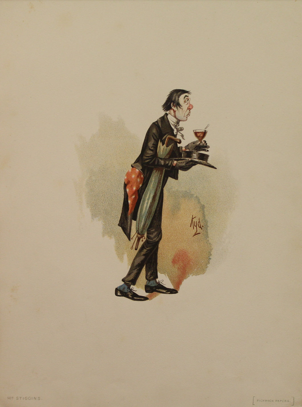 Storytime, Dickens Charles, Mr Stiggins, Pickwick Papers, Kyd, Clarke Joseph Clayton, 1836 -1837