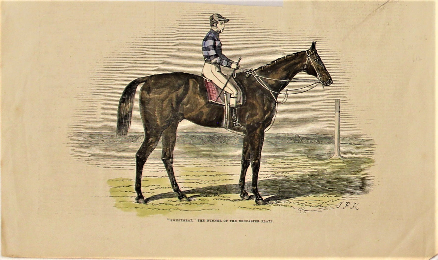 Sporting, Equestrian, Sweetmeat, Winner of The Doncaster Plate, 1845