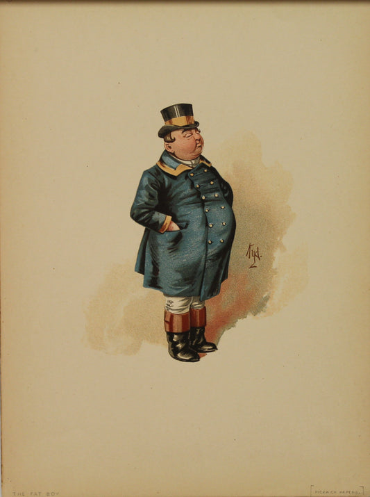 Storytime, Dickens Charles, The Fat Boy, Pickwick Papers, Kyd, Clarke Joseph Clayton, 1837 -1839