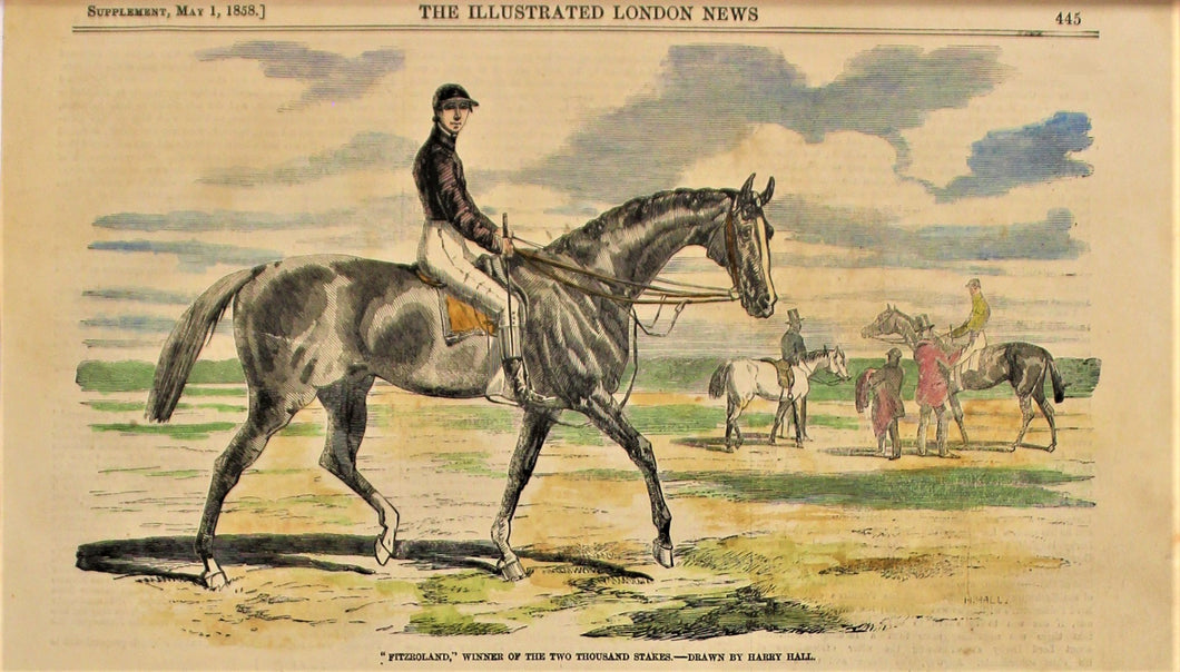 Sporting, Equestrian, Fitzroland, Winner of The Two Thousand Stakes, 1858