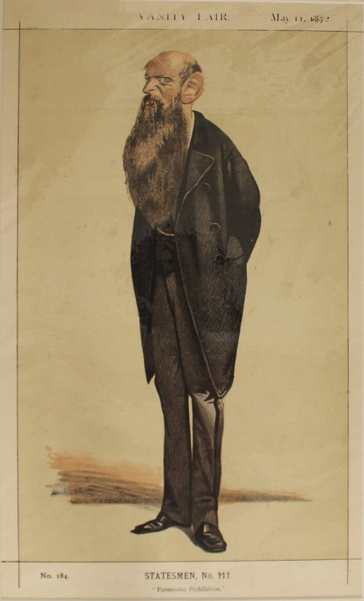 Portraits,Vanity Fair - Statesman111 - Permissive Prohibition - Sir Wilfrid Lawson Bart., MP - 1872